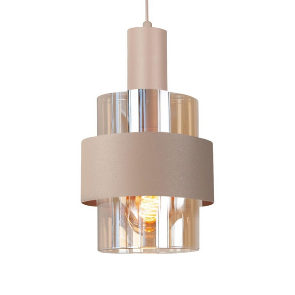 Highlight Moderne hanglamp Marrone 7-lichts zand