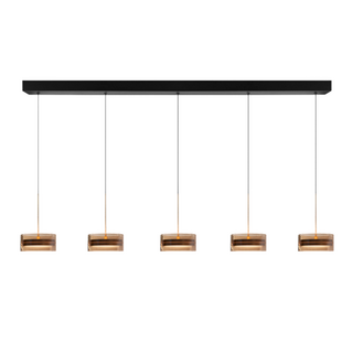 Hanglamp Mini Enzo 5-lichts brons