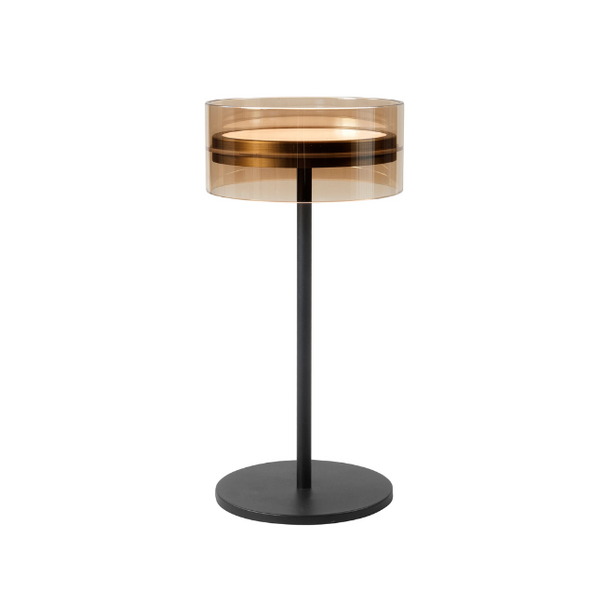 Highlight Moderne hotel chique tafellamp Enzo 1-lichts brons