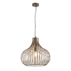 Hanglamp Aglio 1-lichts brons Ø48 cm