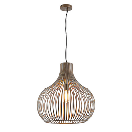 Hanglamp Aglio 1-lichts brons Ø58 cm
