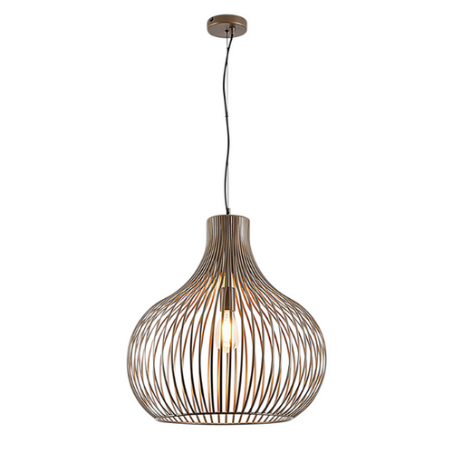 Industriële hanglamp Aglio 1-lichts brons Ø58 cm