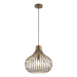 Hanglamp Aglio 1-lichts brons Ø38 cm
