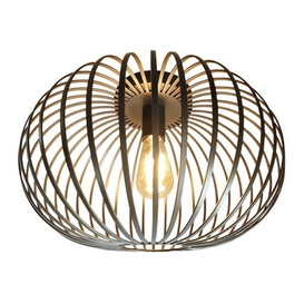 Plafondlamp Aglio 1-lichts brons Ø40 cm