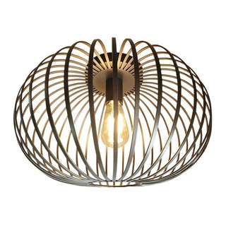 Plafondlamp Aglio 1-lichts brons Ø40 cm