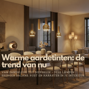 Zand en bruinkleurige lampen in 2026: zo kies je de juiste voor jouw interieur