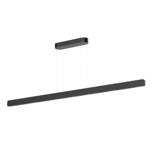 Modern industriële hanglamp Kaia zwart 160 cm