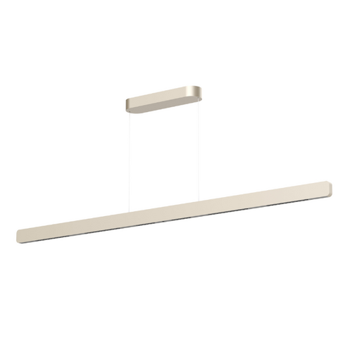 Moderne hotel chique hanglamp Kaia champagne gold 160 cm