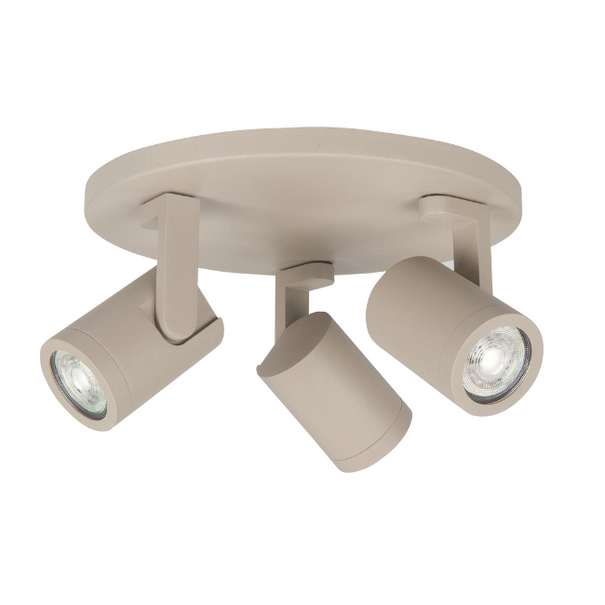 Highlight Moderne opbouwspot Halo 3-lichts zand