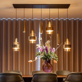 Hanglamp Marrone 7-lichts brons