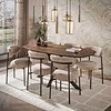 BelaLuz Modern landelijke eetkamertafel Arthur deens ovaal drift brown 180 cm