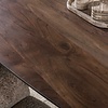 BelaLuz Modern landelijke eetkamertafel Arthur deens ovaal drift brown 215 cm