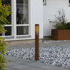 Konstsmide Industriële staande buitenlamp Pistoia roestbruin 95 cm