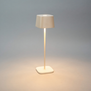 Moderne oplaadbare tafellamp Capri 1-lichts zand dimbaar