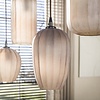BelaLuz Retro hanglamp Ventura 5-lichts sienna brown frosted