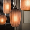BelaLuz Retro hanglamp Ventura 5-lichts sienna brown frosted
