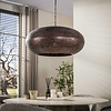 BelaLuz Modern industriële hanglamp Maze 1-lichts antiek koper Ø68 cm