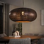Modern industriële hanglamp Maze 1-lichts antiek koper Ø90 cm