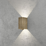 Modern industriële buiten wandlamp Cremona messing