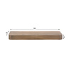 BelaLuz Modern landelijke wandplank Como Massief acacia bruin 100 cm