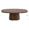 BelaLuz Modern landelijke salontafel Mae massief acaciahout bruin 135 cm