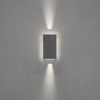 Konstsmide Industriële buiten wandlamp Cremona antraciet met backlight