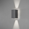 Konstsmide Industriële buiten wandlamp Cremona antraciet met backlight