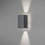 Industriële buiten wandlamp Cremona antraciet met backlight