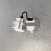 Konstsmide Buiten wandlamp Monza 1-lichts zilver met dag- en nachtsensor