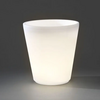 Konstsmide Moderne vloerlamp Assisi planten pot large opaalwit