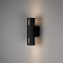 Industriële buiten wandlamp Cuneo 1-lichts zwart
