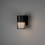 Modern industriële buiten wandlamp Pistoia 1-lichts zwart