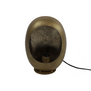 Industriële tafellamp Eggy 1-lichts small antiek messing
