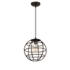 Freelight Industriële hanglamp Pianeta 1-lichts bruin