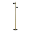 ETH Moderne vloerlamp Prince 2-lichts goud