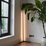 Modern minimalistische vloerlamp Calex Smart RGB zwart