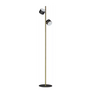 Moderne vloerlamp Prince 2-lichts goud
