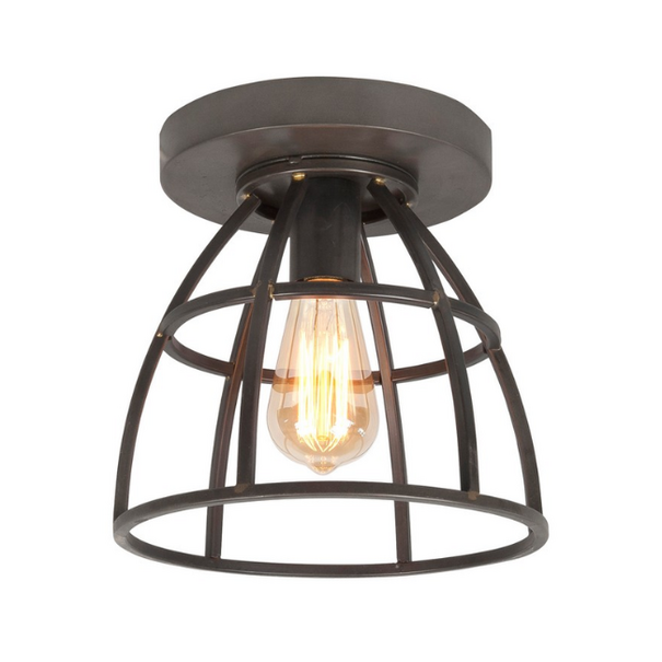 Highlight Industriële plafondlamp Orion zwart 25 cm