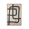 By-Boo Modern Bohemian wandpaneel Yoko small zwart
