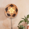GOOD & MOJO Ibiza wandlamp Andros Ø45 cm 1-lichts seagrass naturel