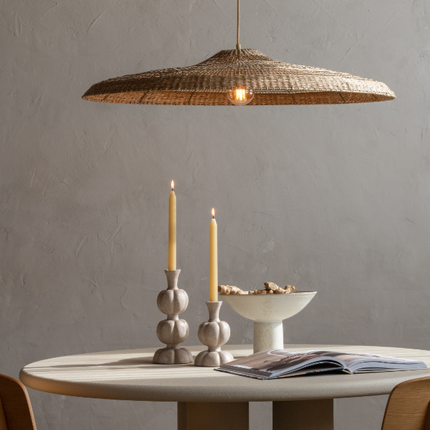 GOOD & MOJO Bohemian hanglamp Santorini Ø75 cm 1-lichts seagrass naturel