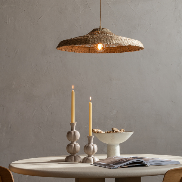 GOOD & MOJO Bohemian hanglamp Santorini Ø60 cm 1-lichts seagrass naturel