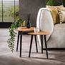 Modern landelijke bijzettafel Arthur 2-set driehoek