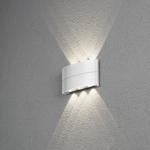 Moderne buiten wandlamp Chieri wit