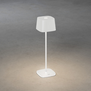 Moderne oplaadbare tafellamp Capri 1-lichts wit dimbaar