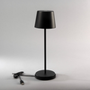 Konstsmide Moderne USB-oplaadbare buitenlamp Vence zwart dimbaar