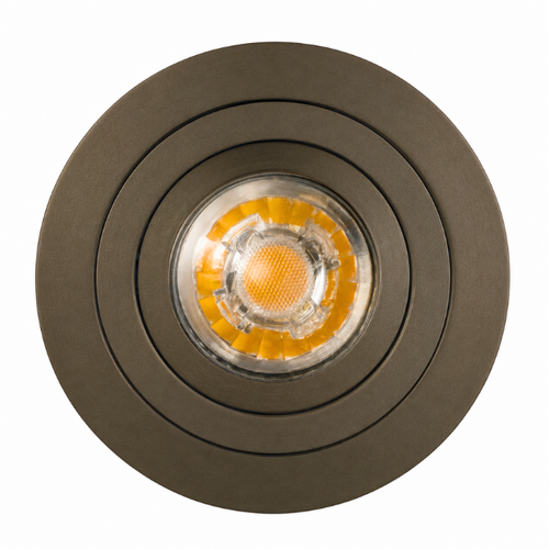 Modern industriële inbouwspot Urban Anodic brown