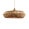 GOOD & MOJO Bohemian gevlochten hanglamp Rinjani naturel Ø60 cm M