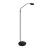 Steinhauer Moderne vloerlamp / leeslamp Zenith 2 zwart