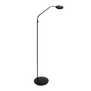 Moderne vloerlamp / leeslamp Zenith 2 zwart